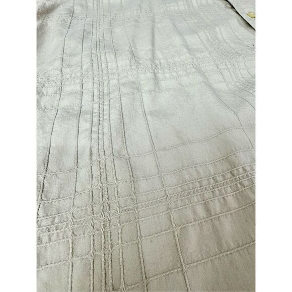 Tommy Bahama 100% Silk Men’s Button Cream Shirt Size Large - Picture 5 of 7